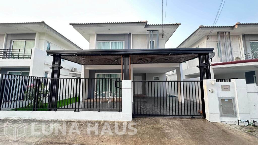 2-storey Detached Single House 3 Bedroom in Chaiyapruk - Jomtien, Pattaya - For Rent - House